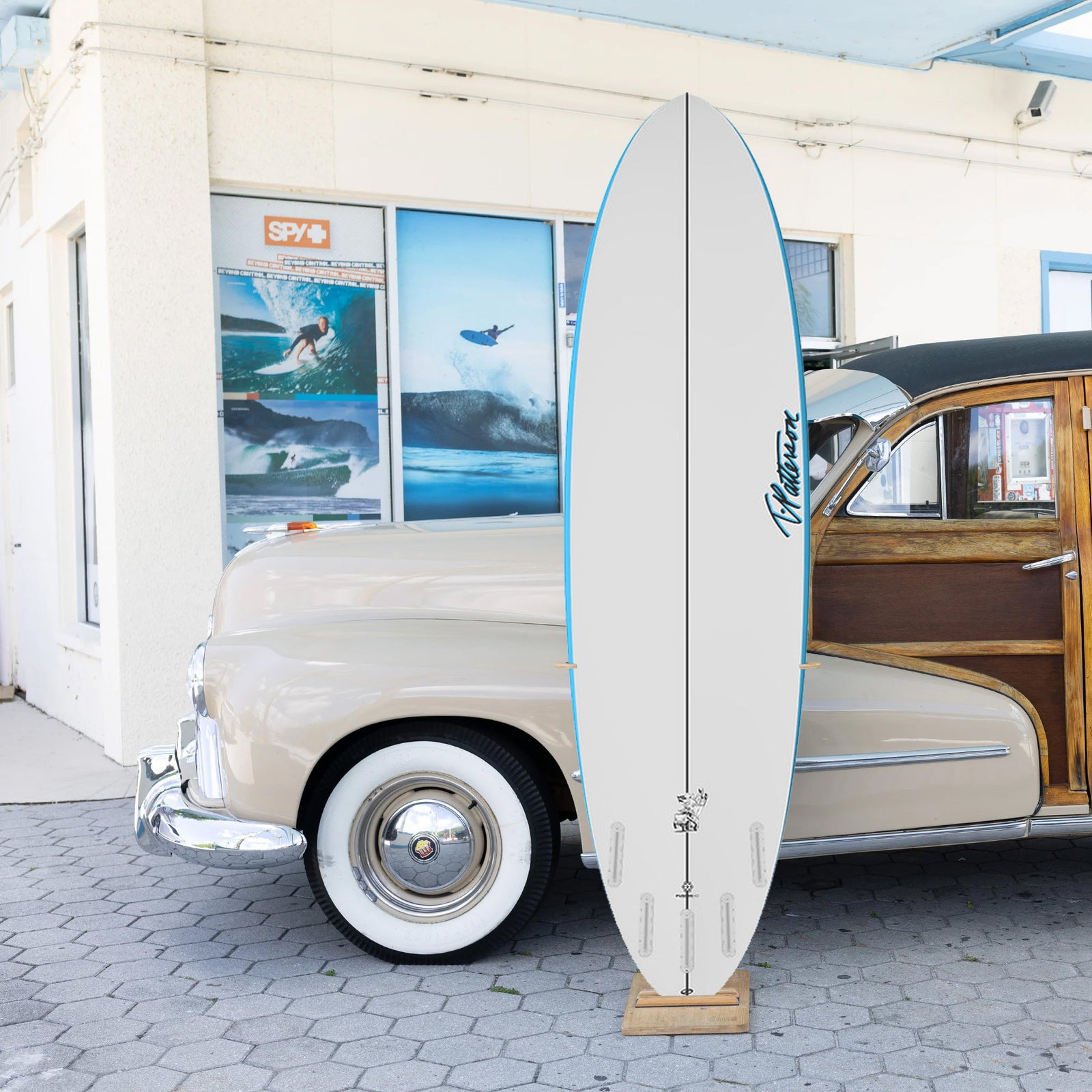 T. Patterson Blue Fin Fusion HD 7'10 Surfboard - Futures