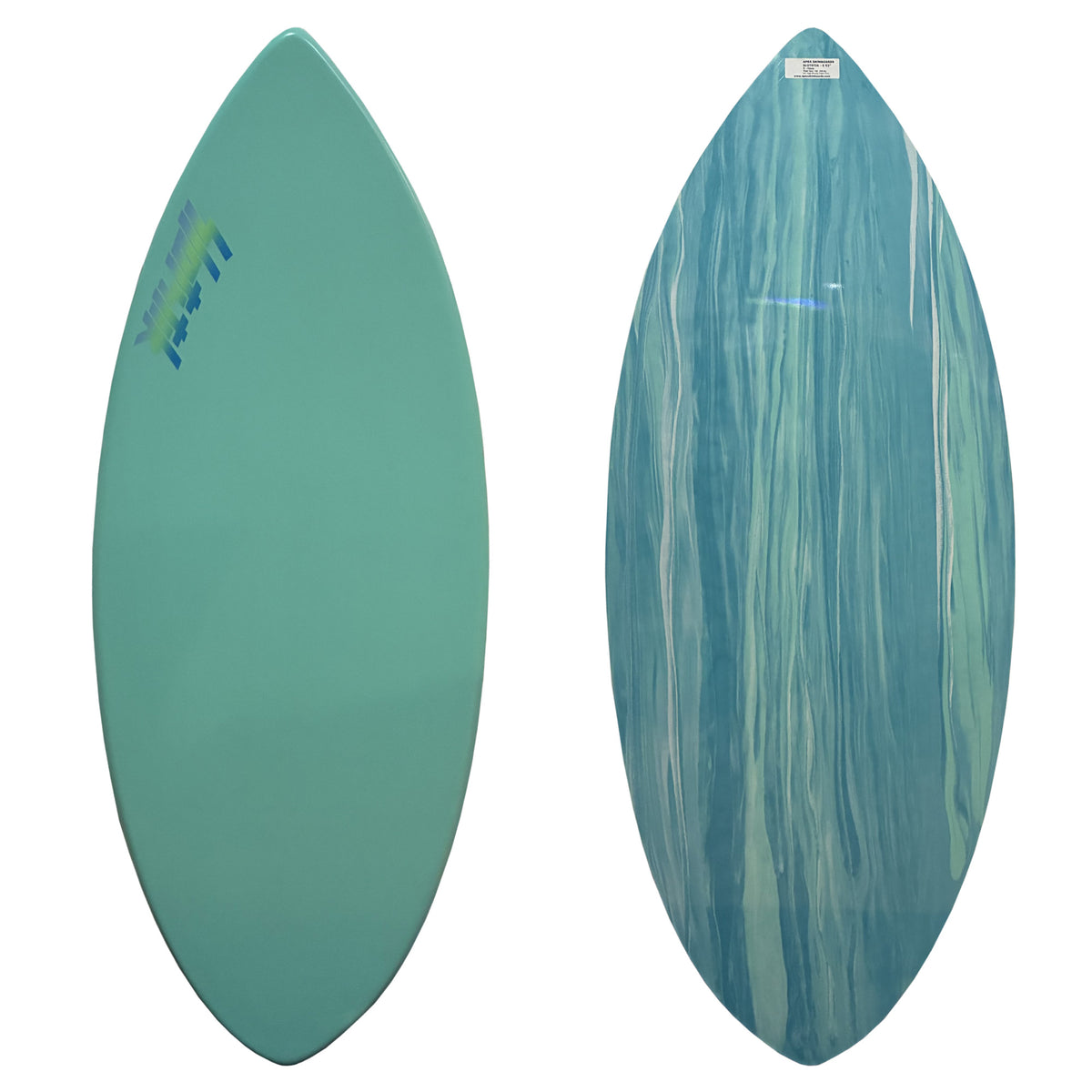 SlotStik E 52" Skimboard - Miami Blue/Marble