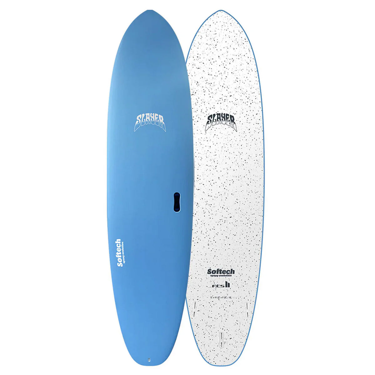 Softech Slayer 8'0 Soft Surfboard - Clear Sky