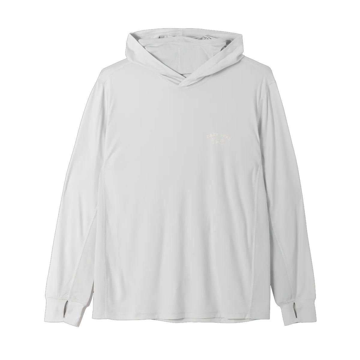 Dark Seas Bimini UV Hooded L/S Shirt - Blue/Grey