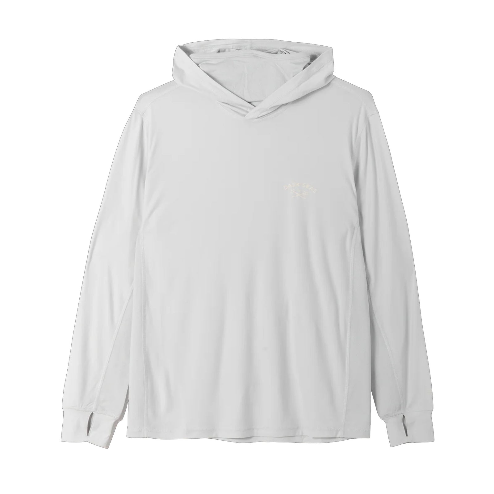 Dark Seas Bimini UV Hooded L/S Shirt - Blue/Grey