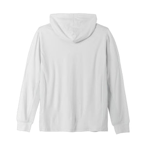 Dark Seas Bimini UV Hooded L/S Shirt - Blue/Grey