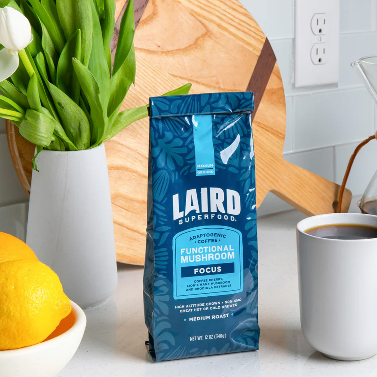 Laird Superfood FOCUS Medium Roast Ground Coffee - 12oz
