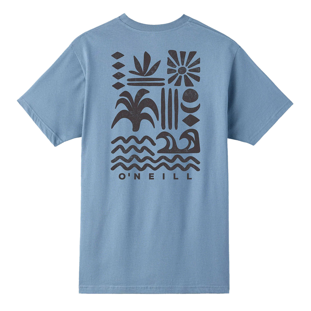 O'Neill Glyphs Standard Fit Men's S/S T-Shirt - Blue Mirage
