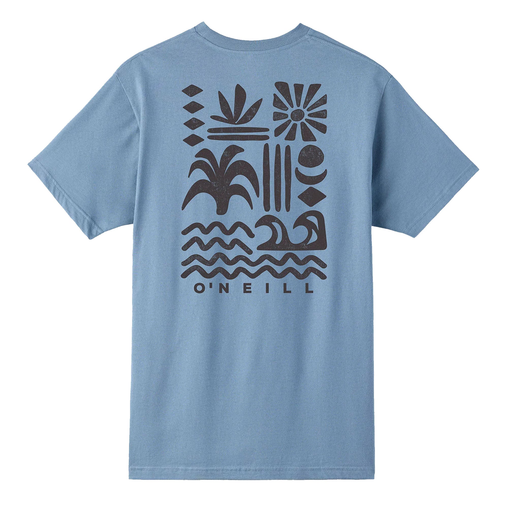 O'Neill Glyphs Standard Fit Men's S/S T-Shirt - Blue Mirage