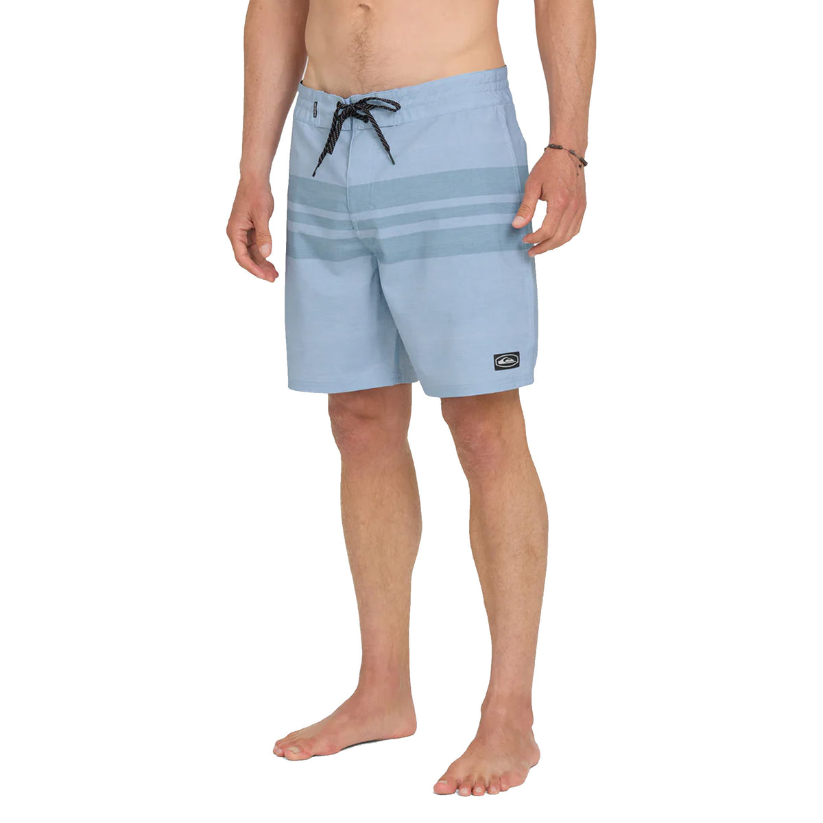 Quiksilver Surfsilk Street Trunk Stripe 18" Men's Boardshorts - Skyway