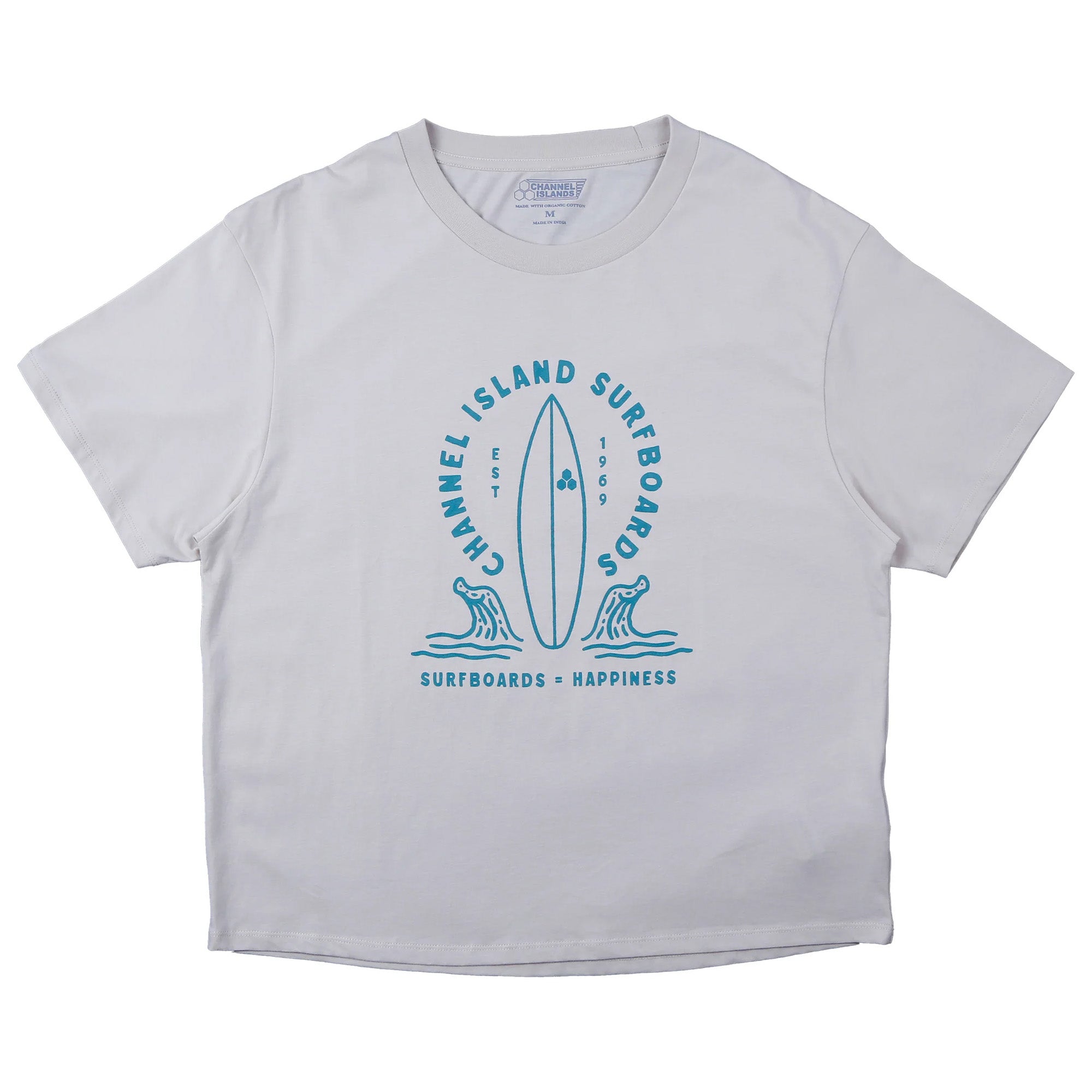 Channel Islands Board Happy Relaxed Women's S/S T-Shirt - Cloud