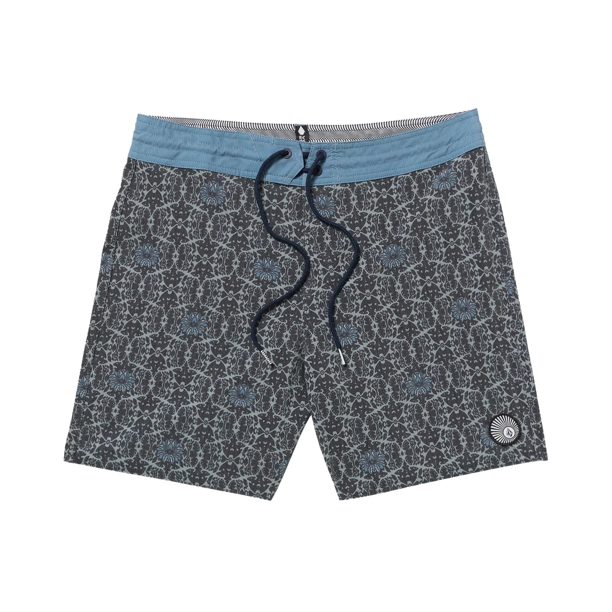 Volcom Psych Cotton Stretch Stoney 17" Men's Boardshorts - Moonbeam