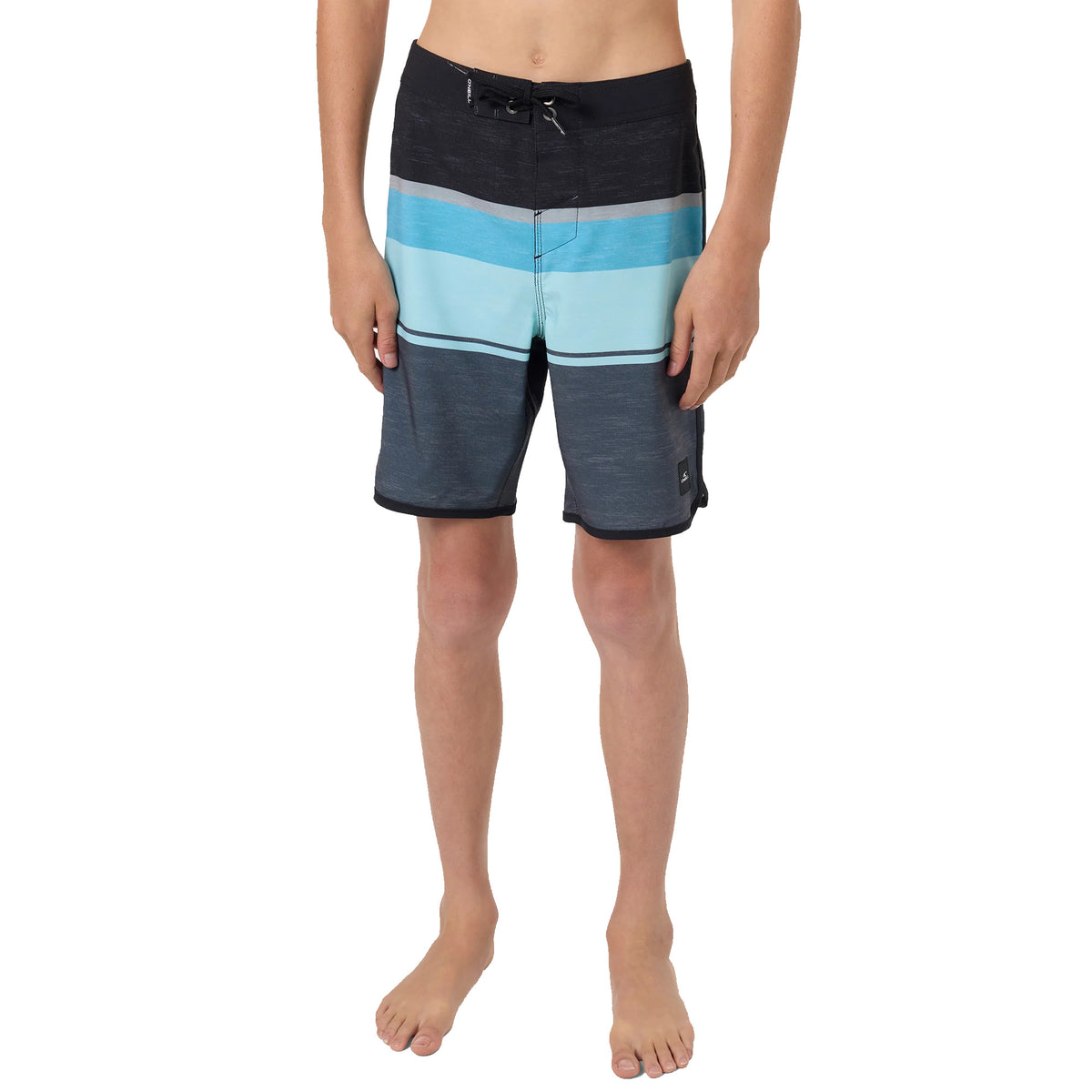 O'Neill Lennox Scallop 16" Youth Boy's Boardshorts - Phantom