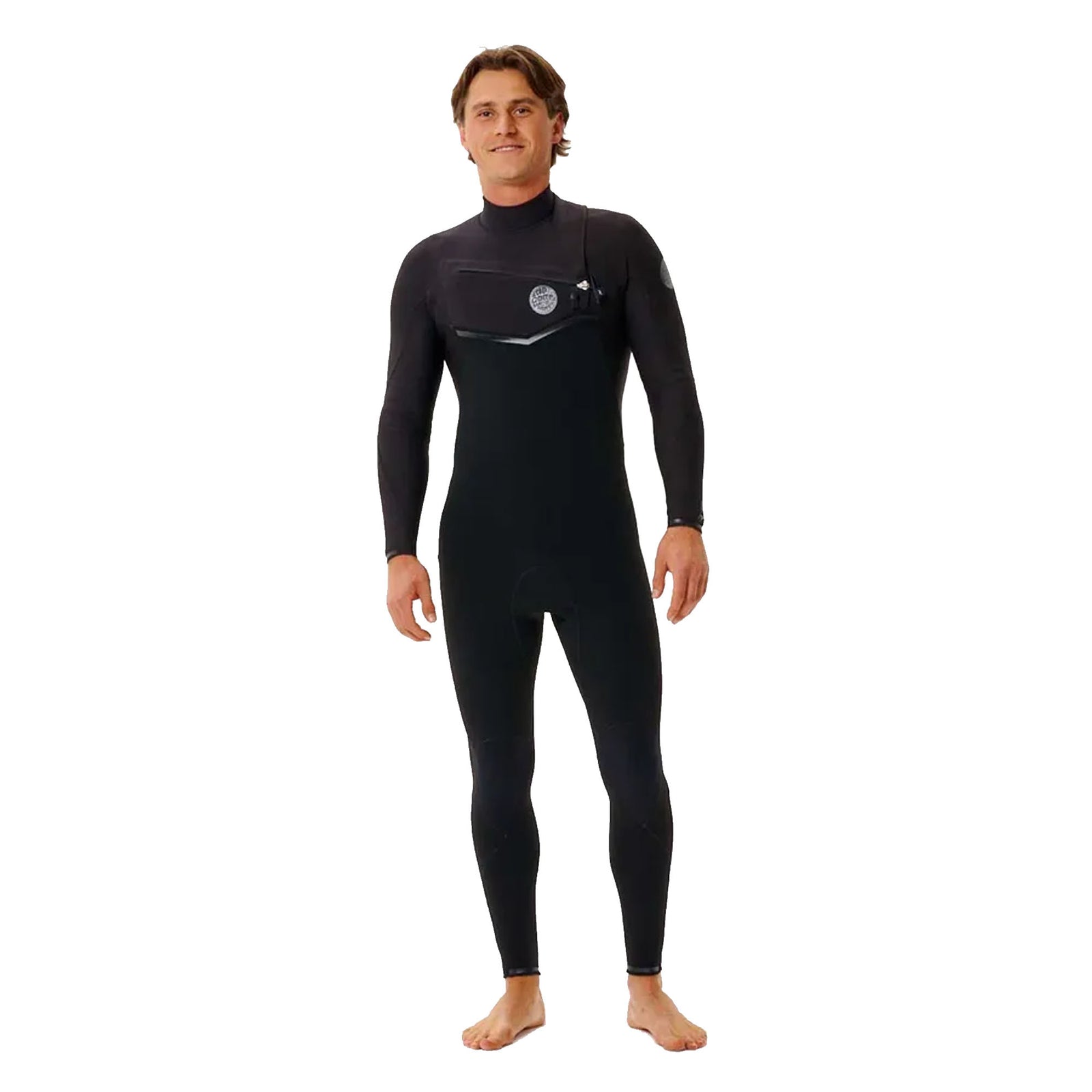 Rip Curl E-Bomb 3/2mm Chest Zip Men's L/S Wetsuit - Black