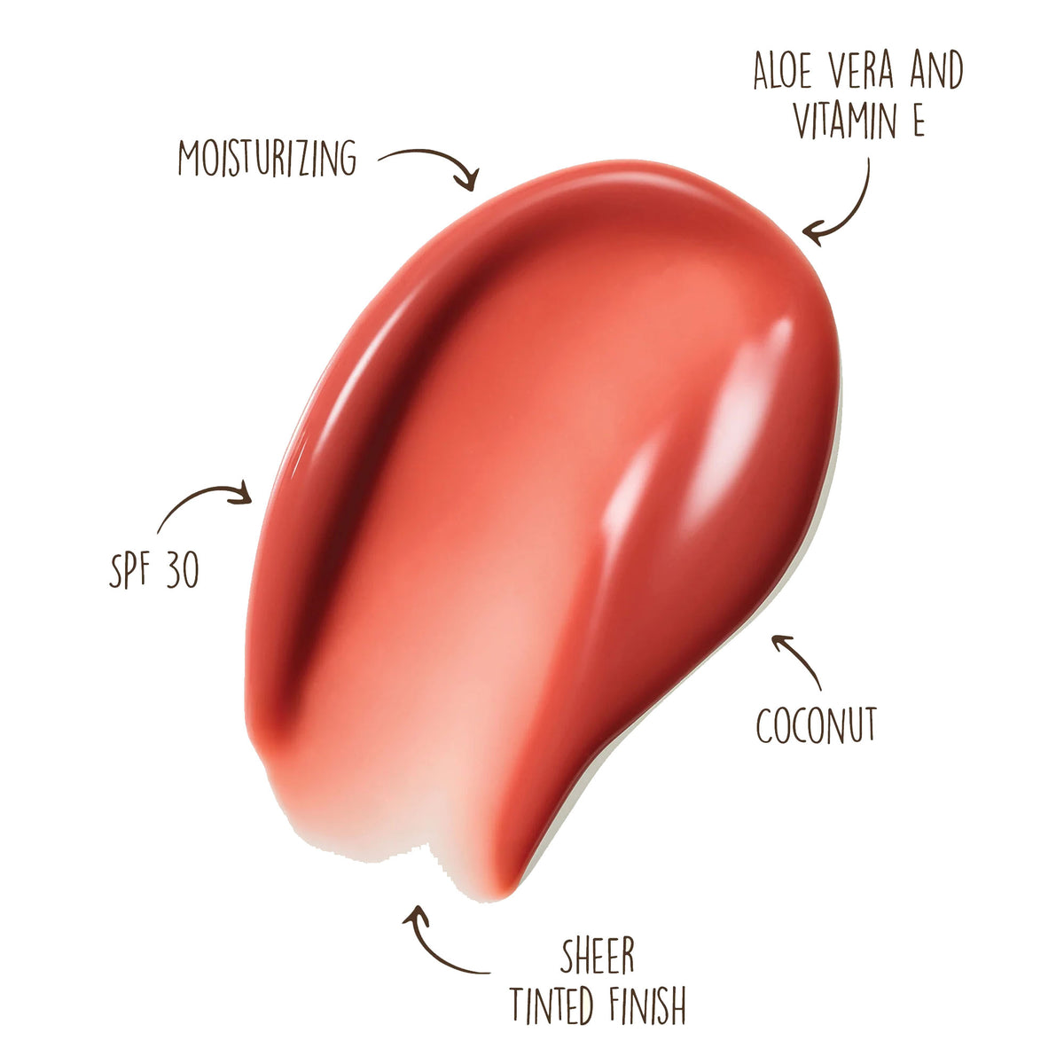 Sun Bum Moisturizing 30 SPF Tinted Lip Balm Sunscreen - Bonfire