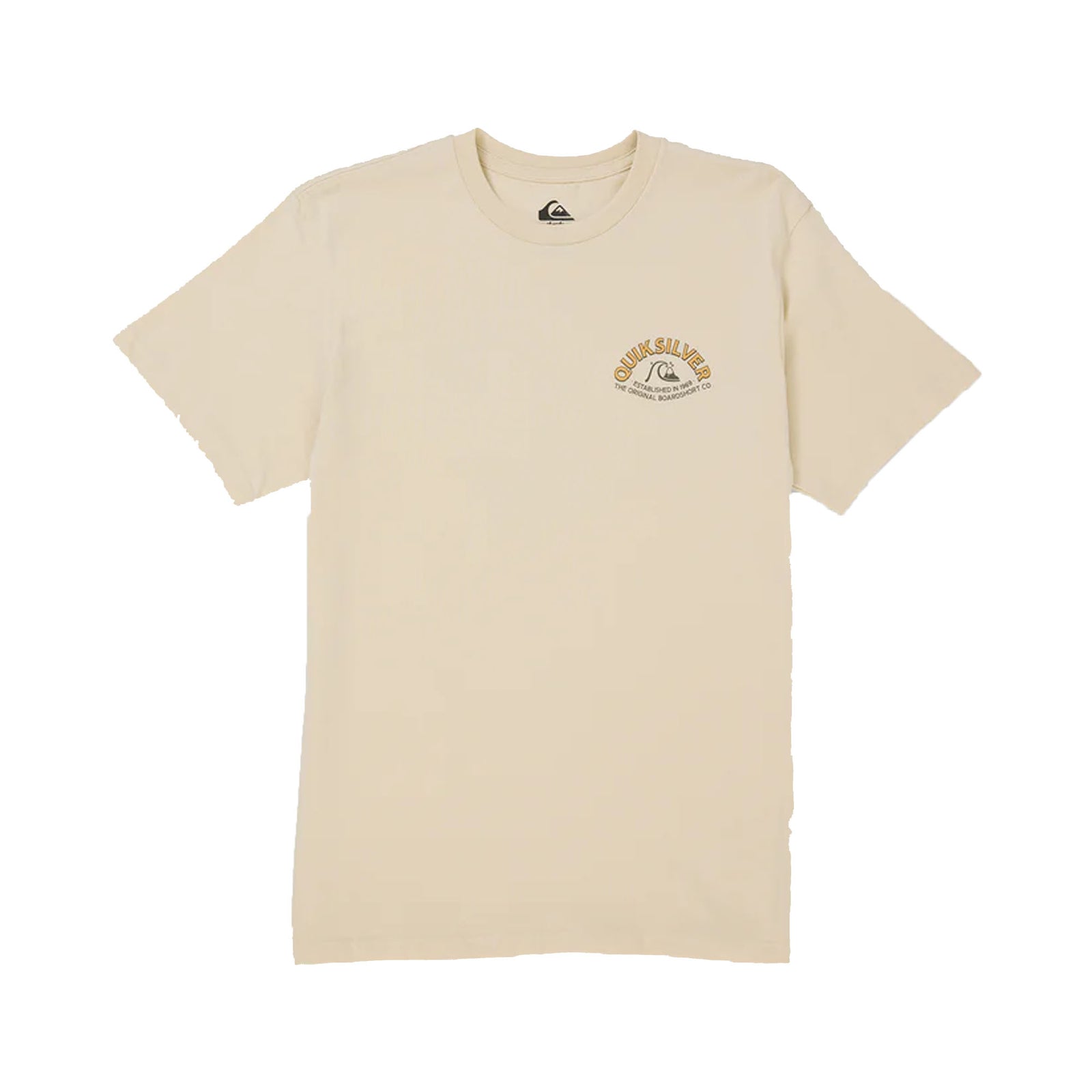 Quiksilver Bubble Arch Men's S/S T-Shirt - Bone