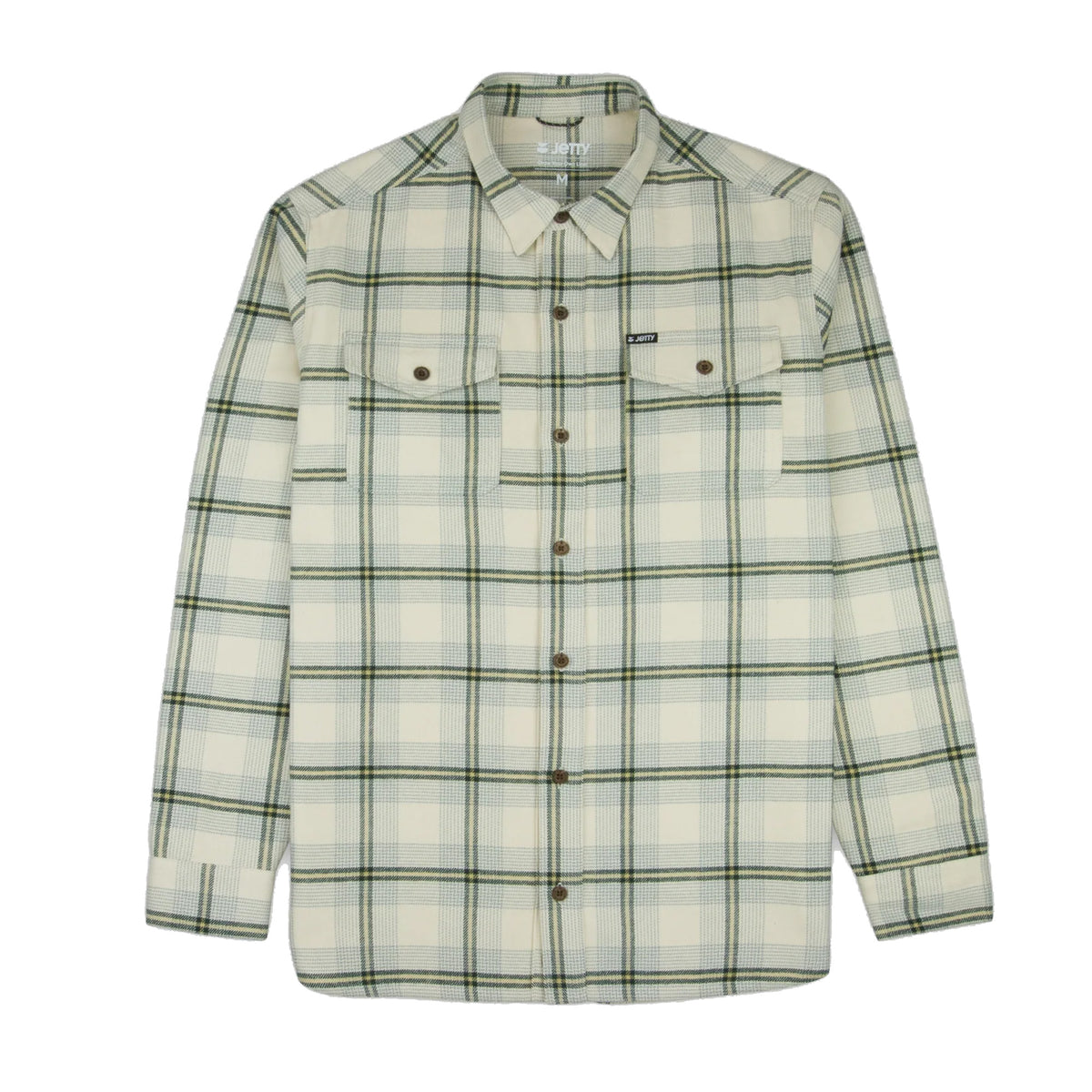 Jetty Breaker Men's L/S Flannel - Bone