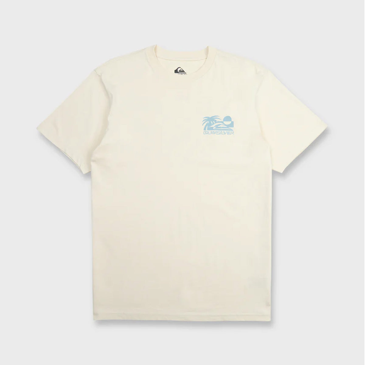 Quiksilver Reverse Cut Classic Men's S/S T-Shirt - Bone