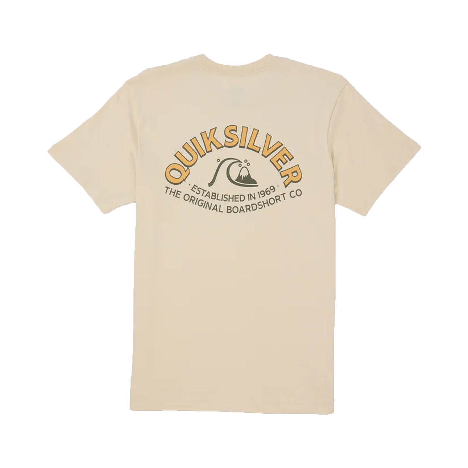 Quiksilver Bubble Arch Men's S/S T-Shirt - Bone