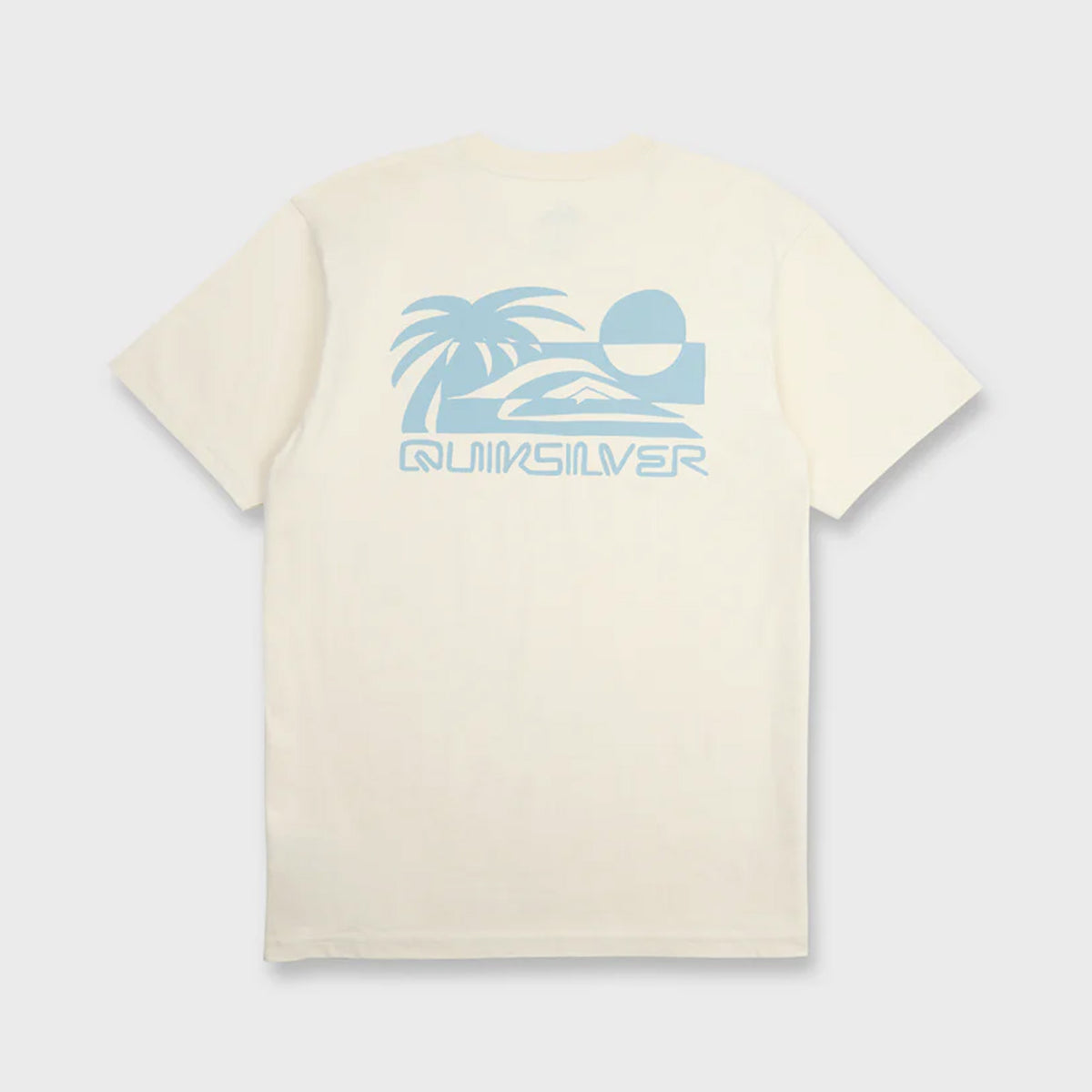 Quiksilver Reverse Cut Classic Men's S/S T-Shirt - Bone