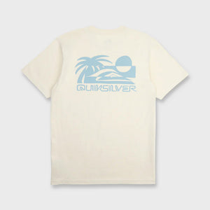 Quiksilver Reverse Cut Classic Men's S/S T-Shirt - Bone