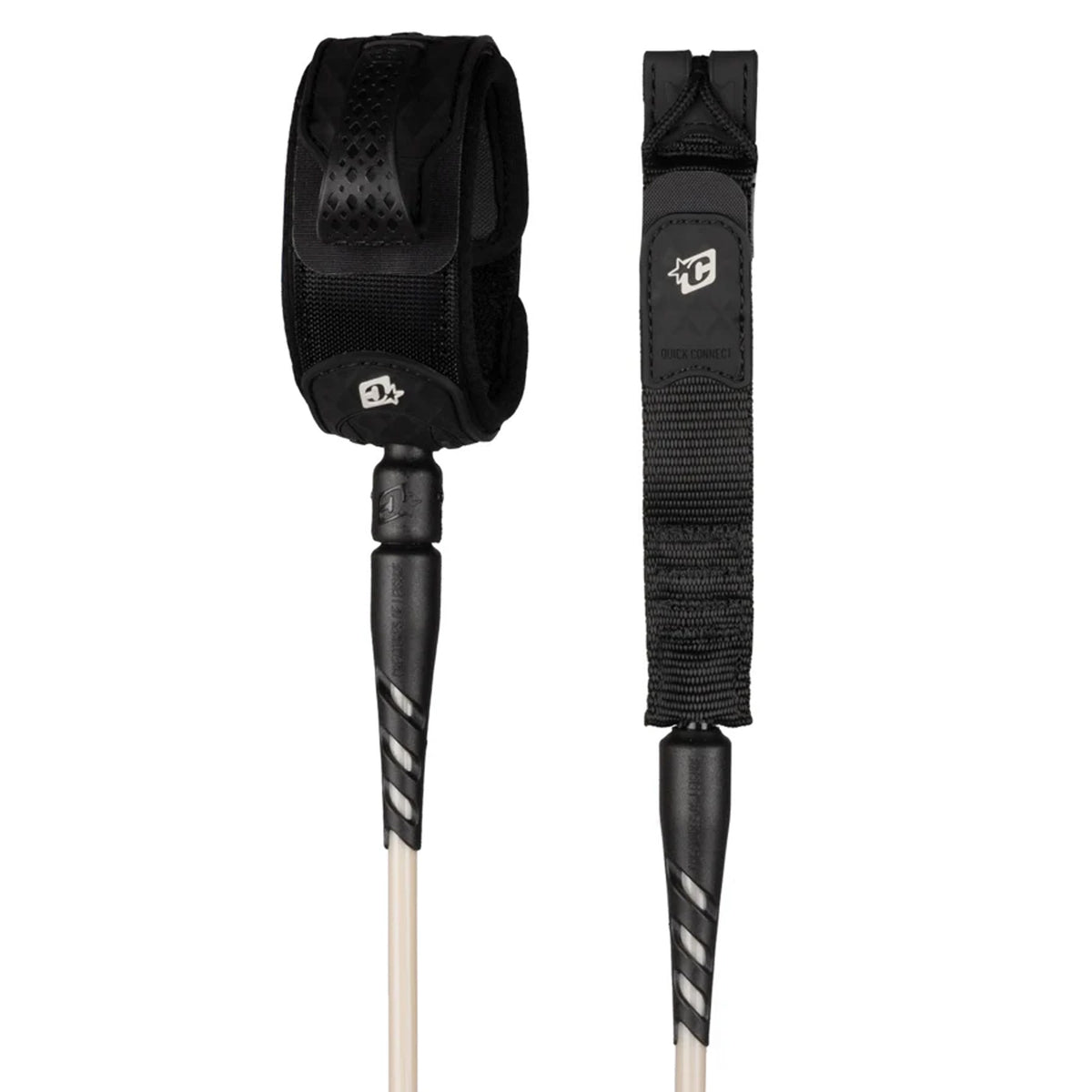 Creatures of Leisure Reliance 2.0 Standard Duty Surfboard Leash - 8'/Bone