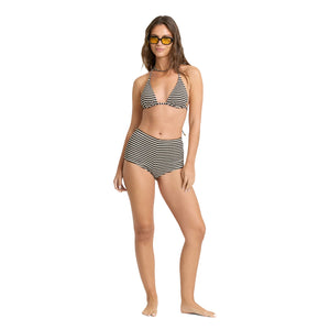 Billabong Summer Hi Surf Short Full Women's Bikini Bottoms - Black Pebble