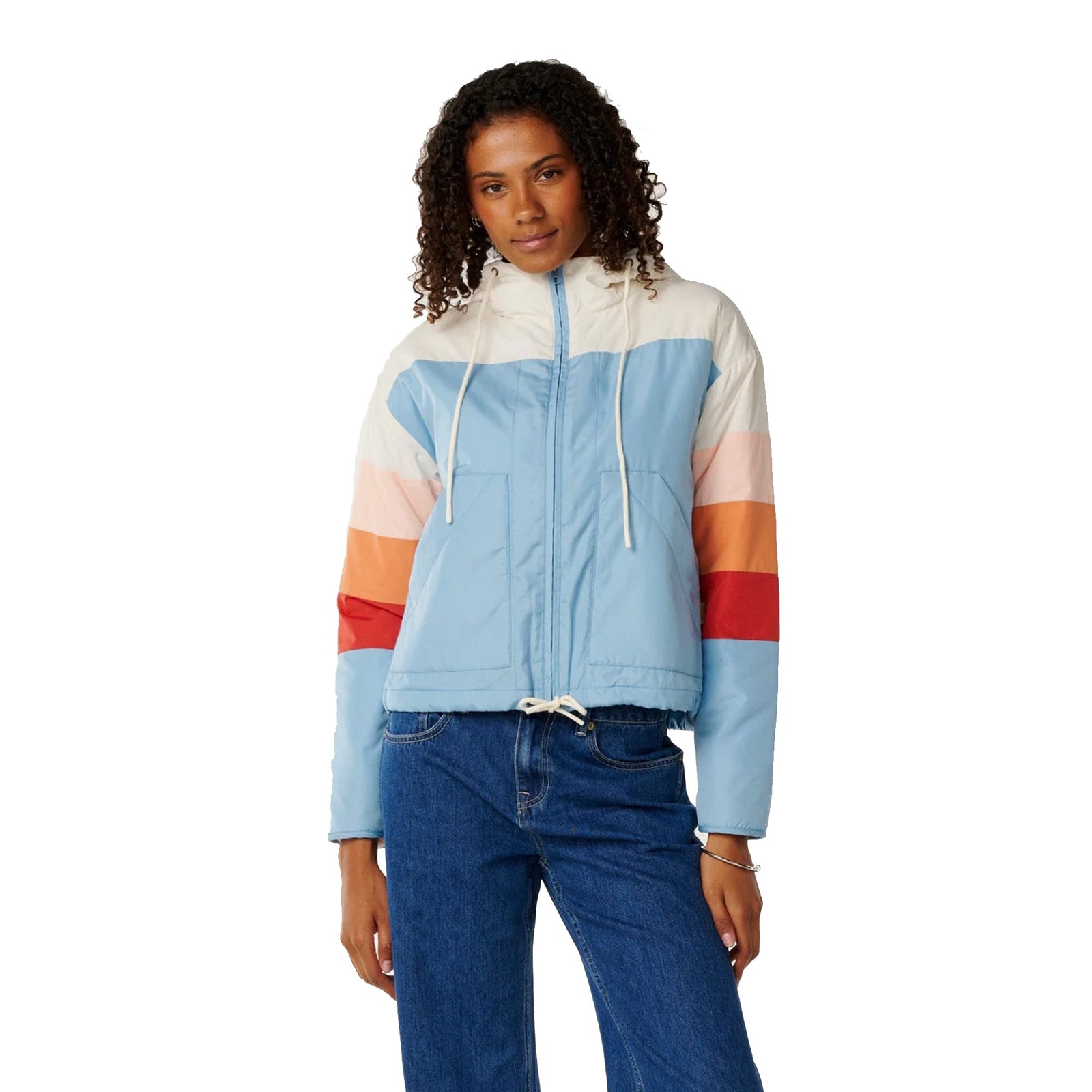 Rip Curl Keepsakes Bomber Women's L/S Jacket - Washed Blue