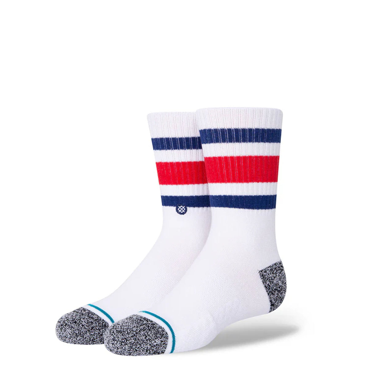 Stance Boyd Kid's Crew Socks - White