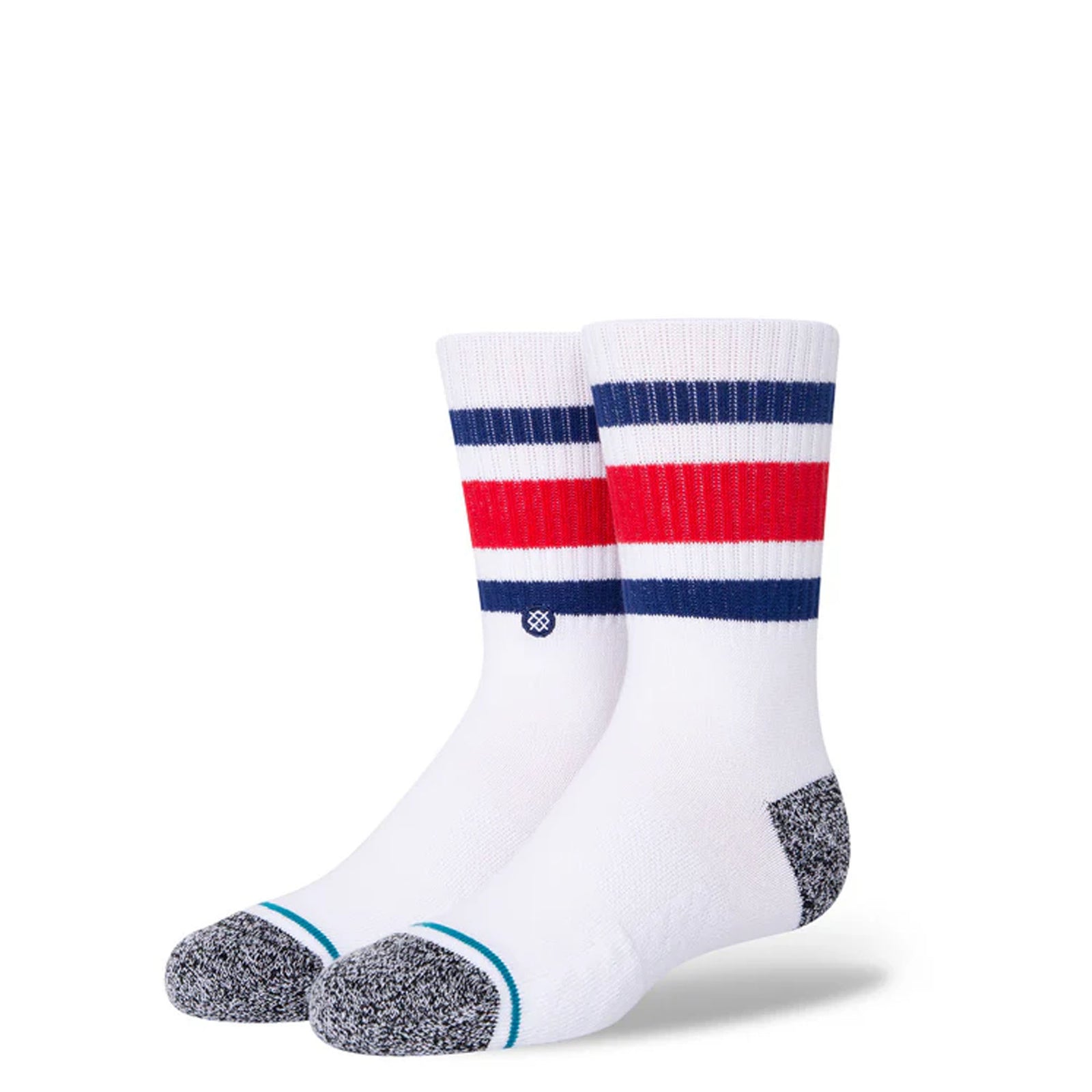 Stance Boyd Kid's Crew Socks - White