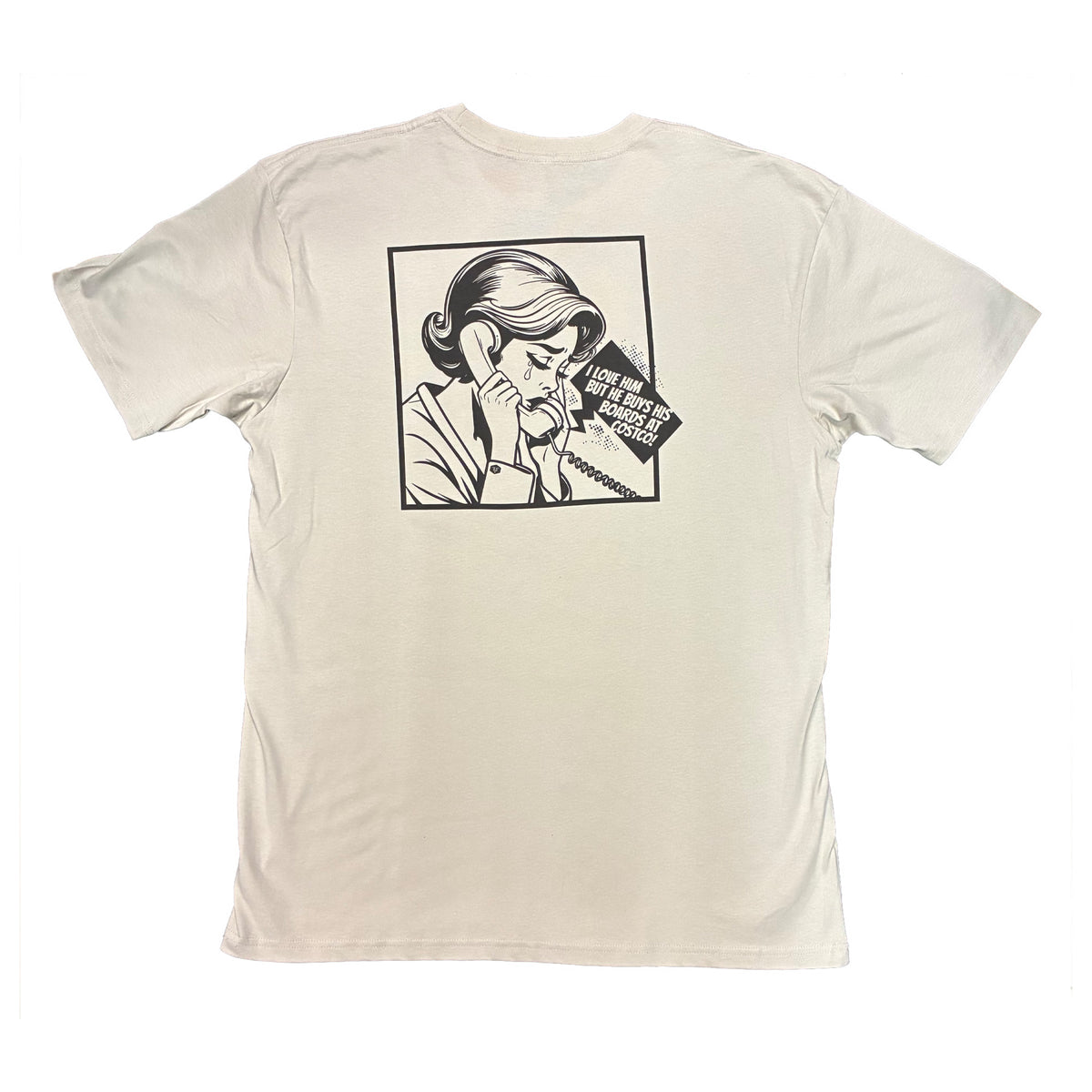 The Boardroom Soft Top Men's S/S T-Shirt - Bone