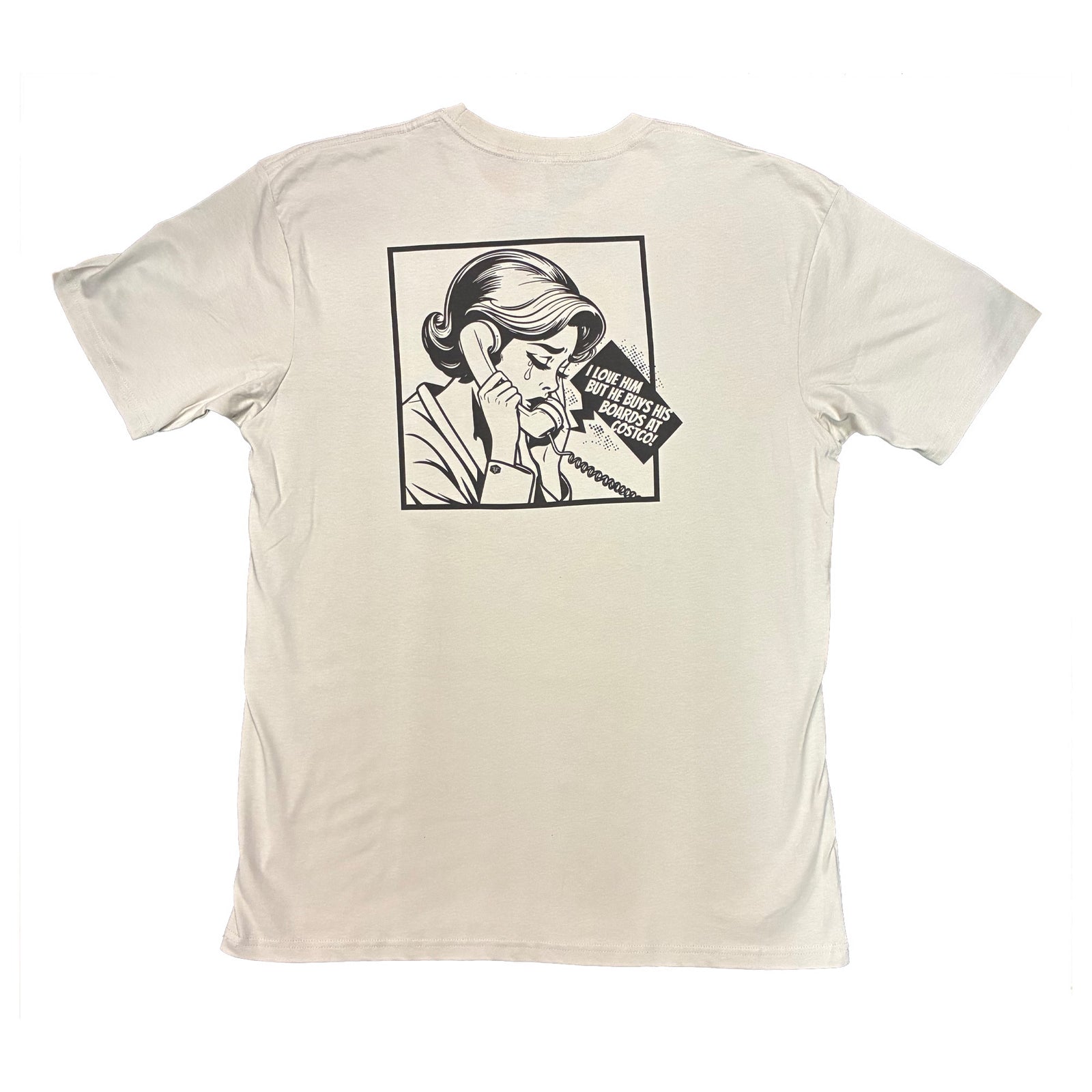 The Boardroom Soft Top Men's S/S T-Shirt - Bone