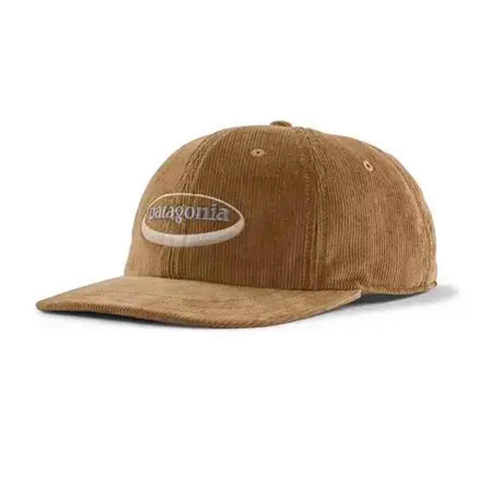 Patagonia Corduroy Men's Hat - '95 Oval Logo: Coriander Brown