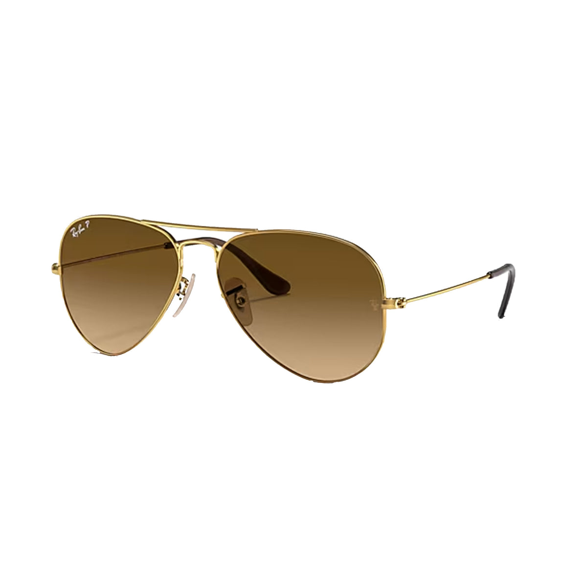 Ray-Ban Aviator Women's Sunglasses - Large Metal Arista/Brown Mirror