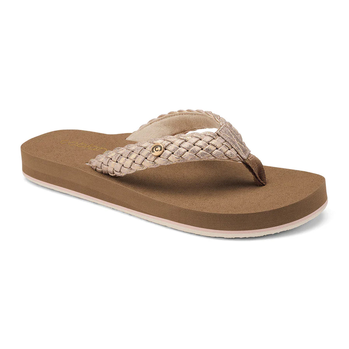 Cobian Braided Bounce Women's Sandals - Blush