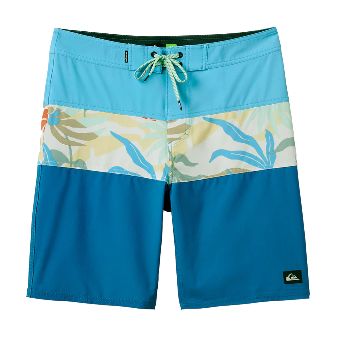 Quiksilver Surfsilk Panel 20" Men's Boardshorts - Blue Steel