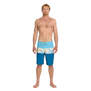 Quiksilver Surfsilk Panel 20" Men's Boardshorts - Blue Steel