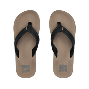 Reef Kid Ahi Youth Boy's Sandals - Black/Tan