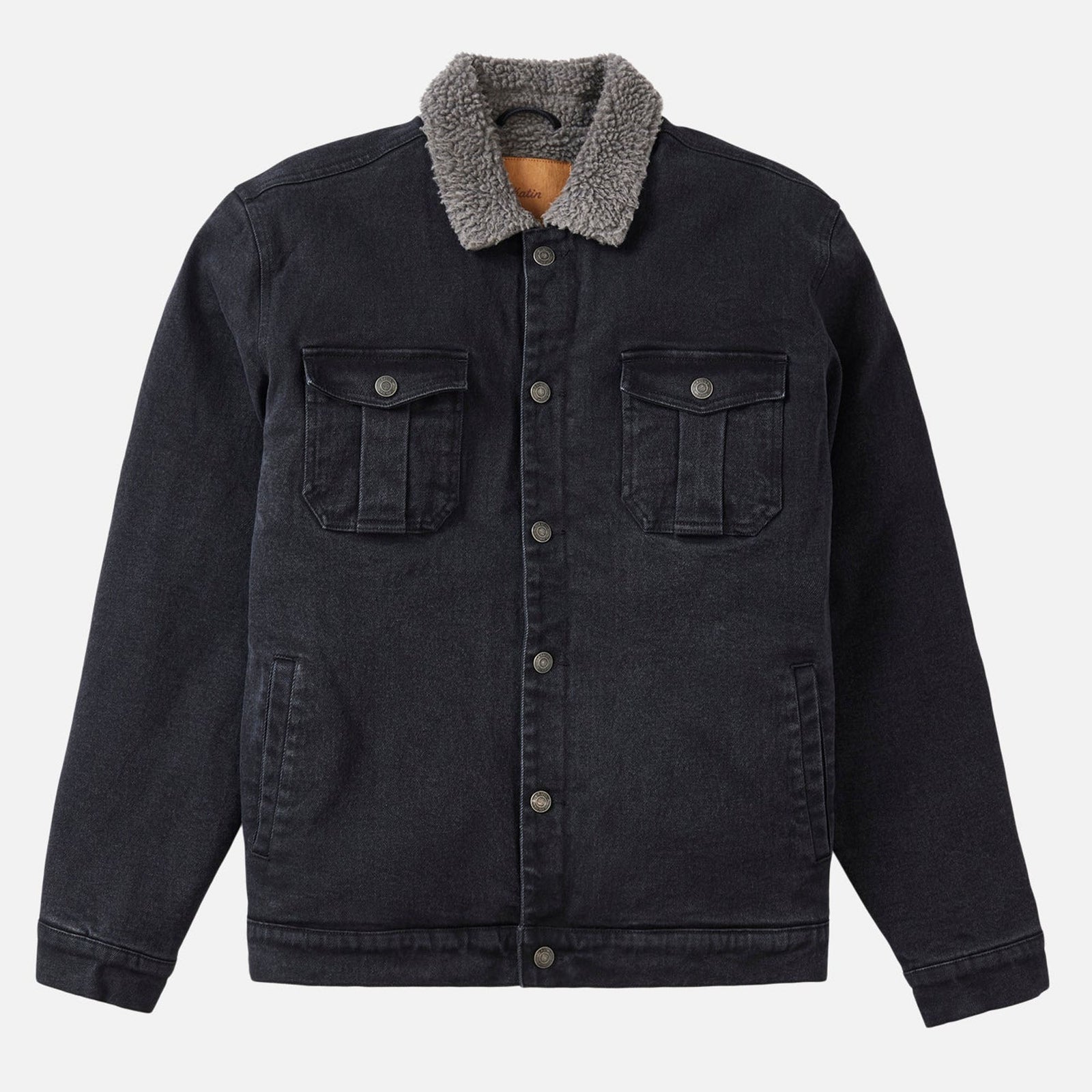 Katin Harris Denim Button-Up Men's L/S Jacket - Washed Black