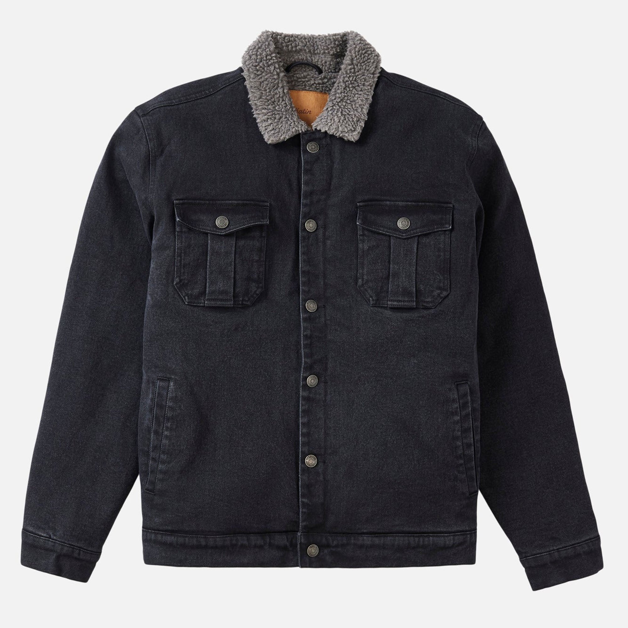 Katin Harris Denim Button-Up Men's L/S Jacket - Washed Black