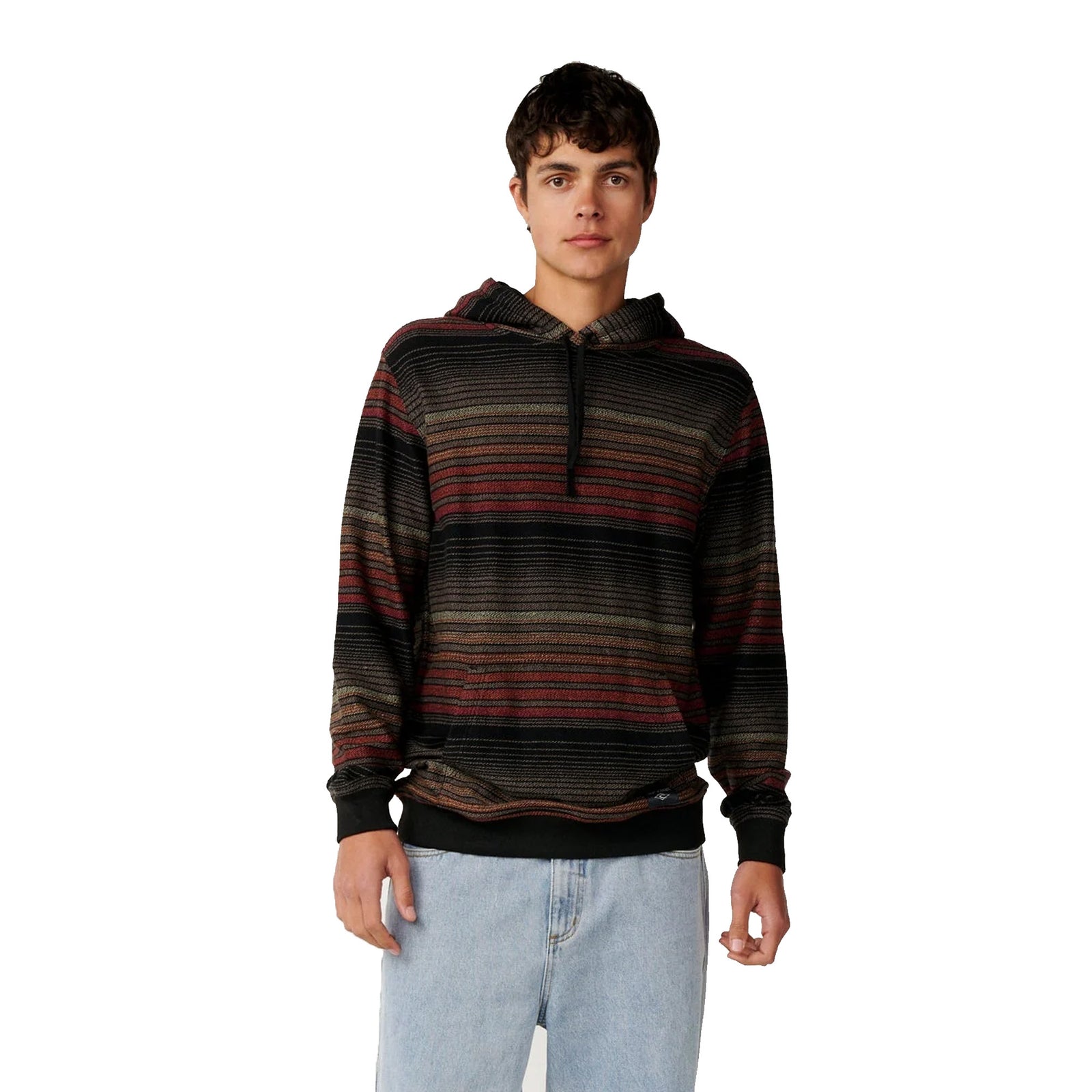 Rip Curl Classic Surf Baja Men's L/S Hoodie - Washed Black