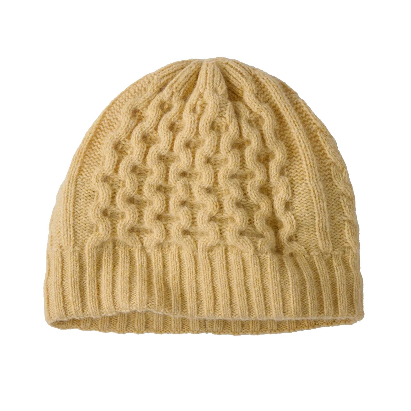Patagonia Coastal Cable Women's Beanie - Beeswax Tan