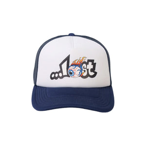 Lost Eyeball Lam Trucker Men's Hat - Navy