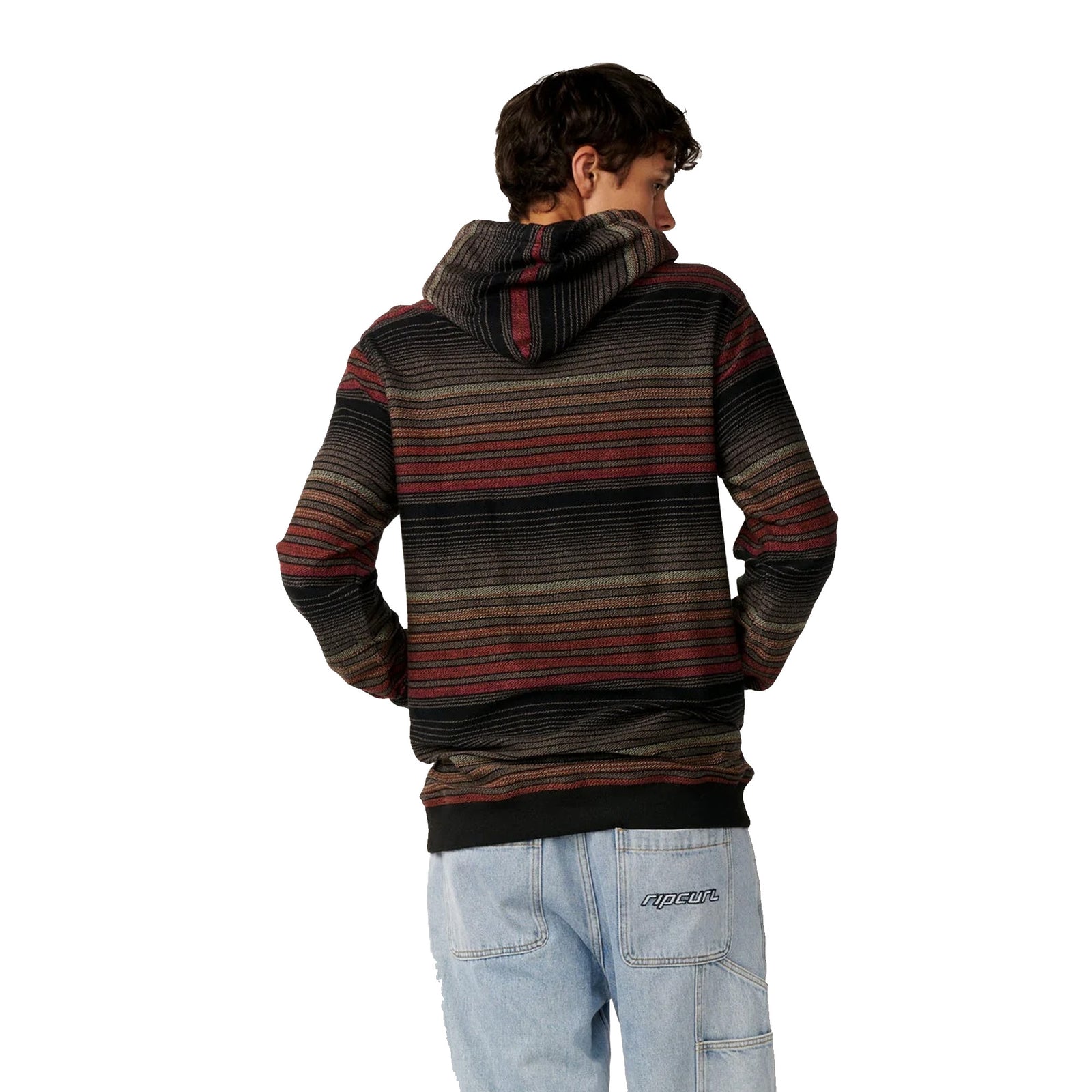 Rip Curl Classic Surf Baja Men's L/S Hoodie - Washed Black