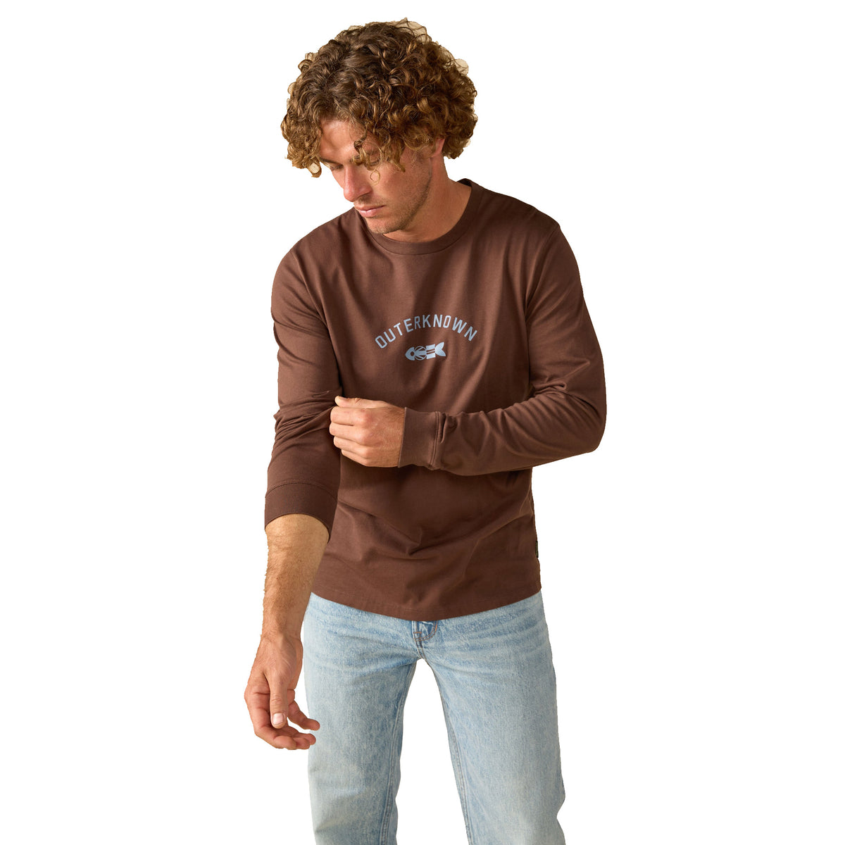 Outerknown Journey Fish L/S Men's Shirt - Beachwood