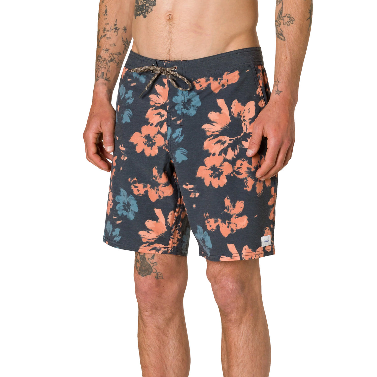 Katin Donna Hybrid 18" Men's Boardshorts - Black Wash