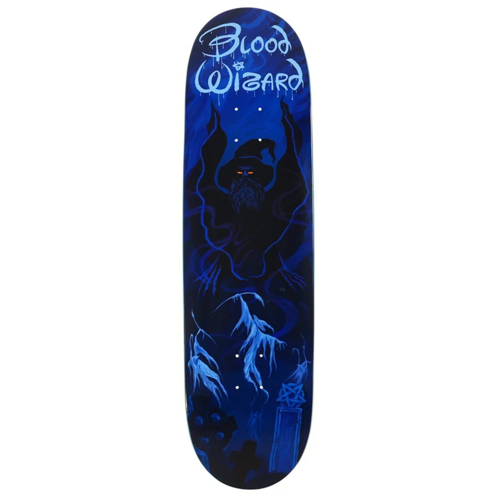 Blood Wizard Knight On Beard Mountain 9.0" Skateboard Deck