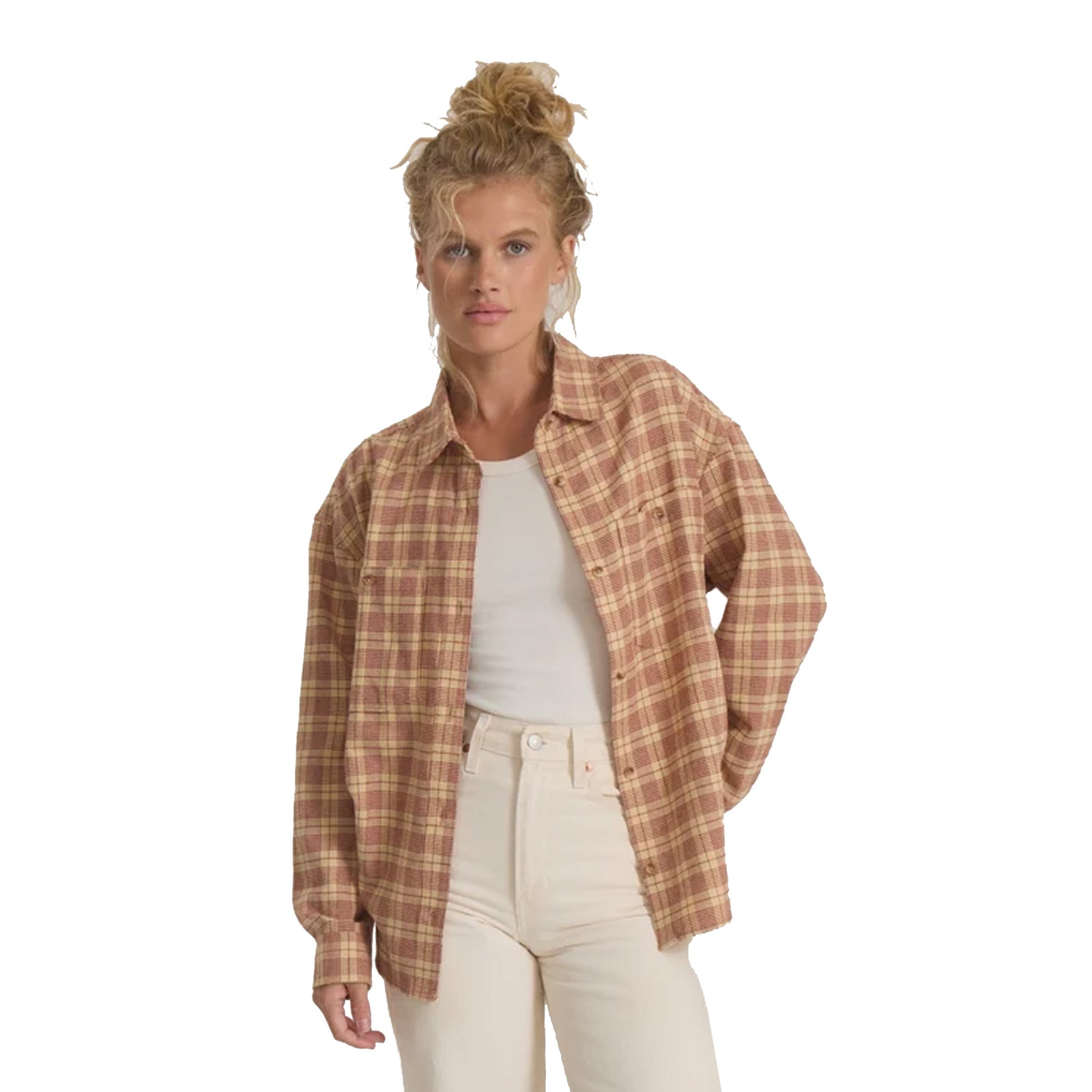 Roark Amberley Light Women's L/S Flannel - Cherrywood