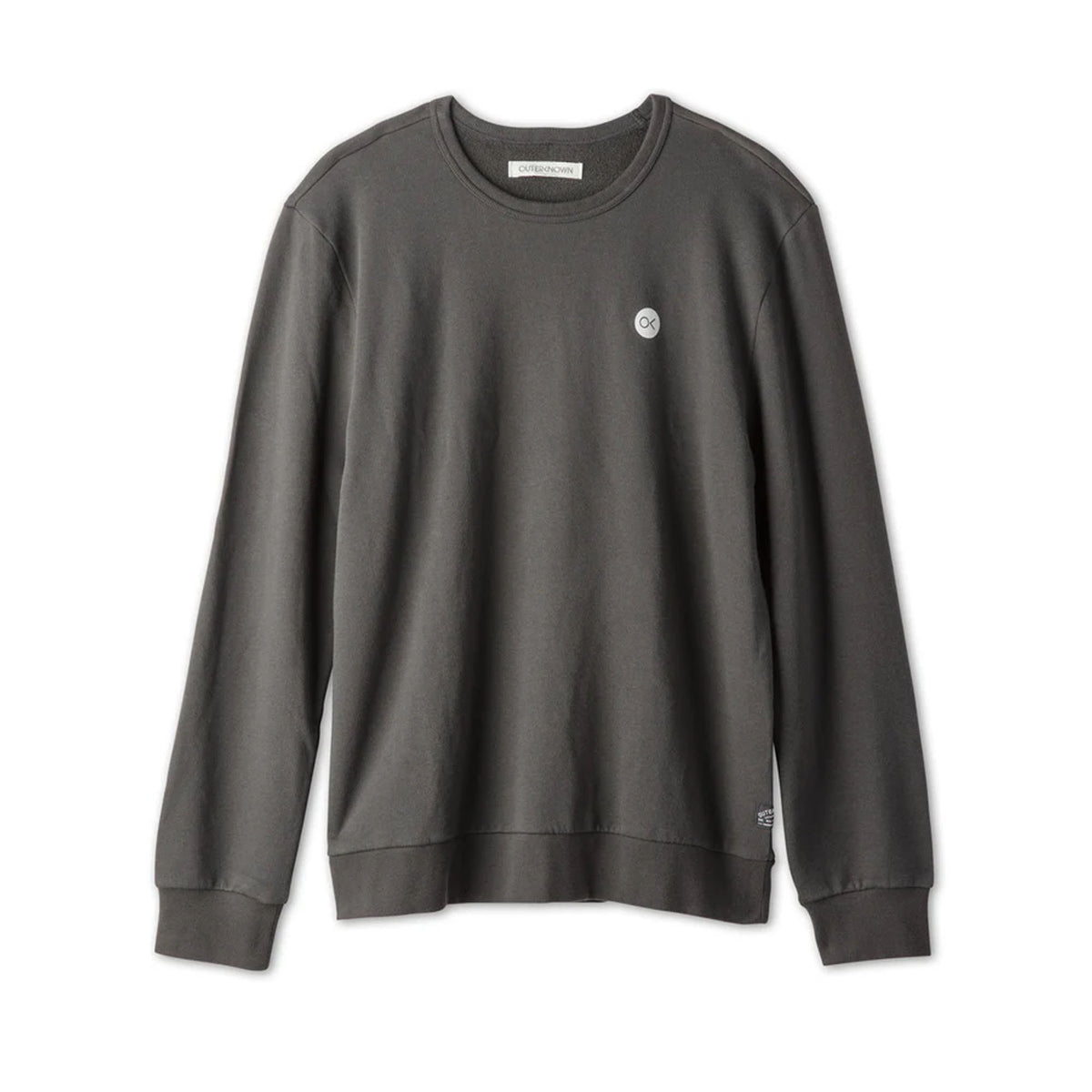 Outerknown The Team Crew Men's L/S Sweater - Charcoal