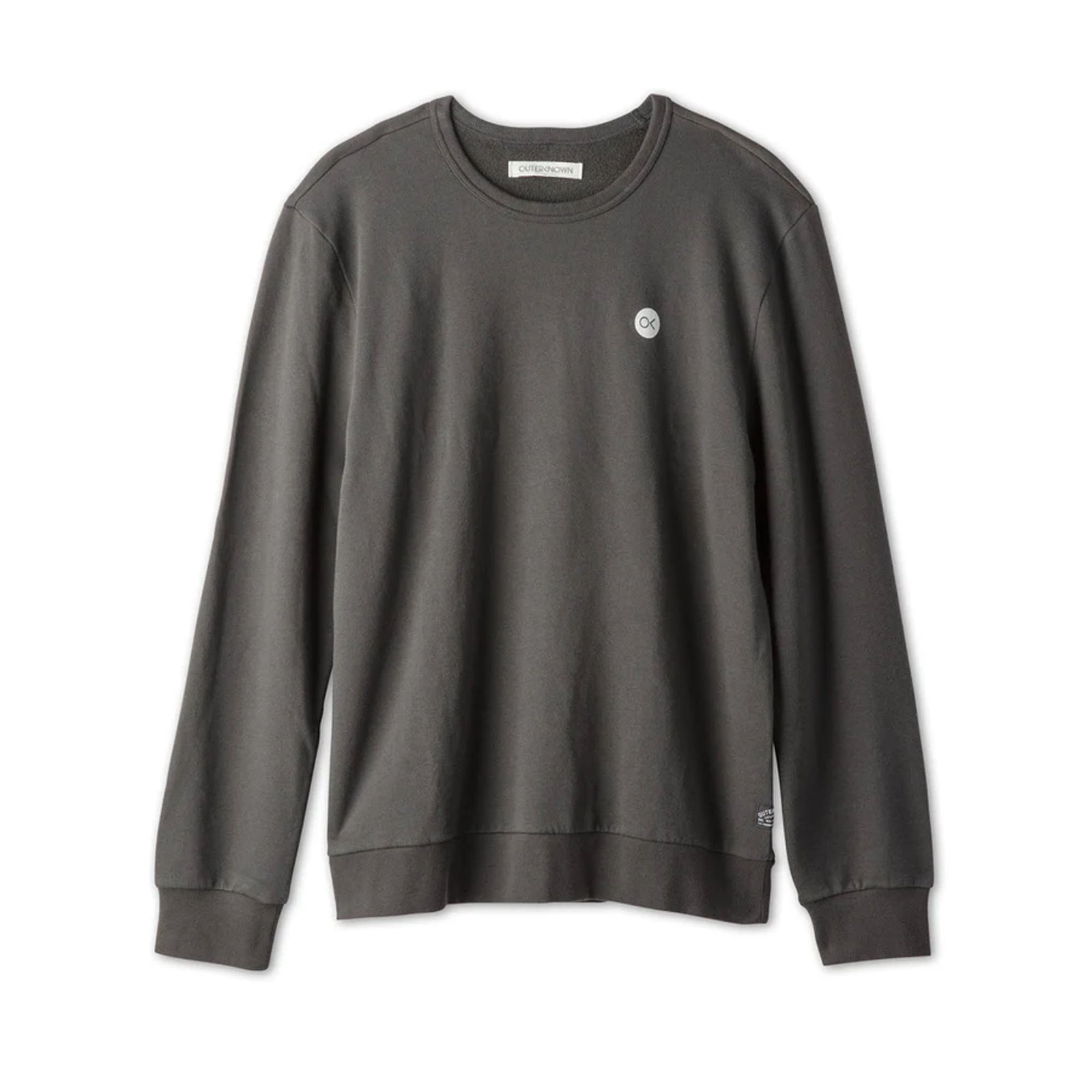 Outerknown The Team Crew Men's L/S Sweater - Charcoal
