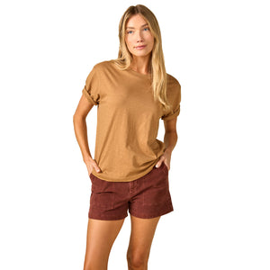 Outerknown Seventyseven Cord Women's Walkshorts - Cola