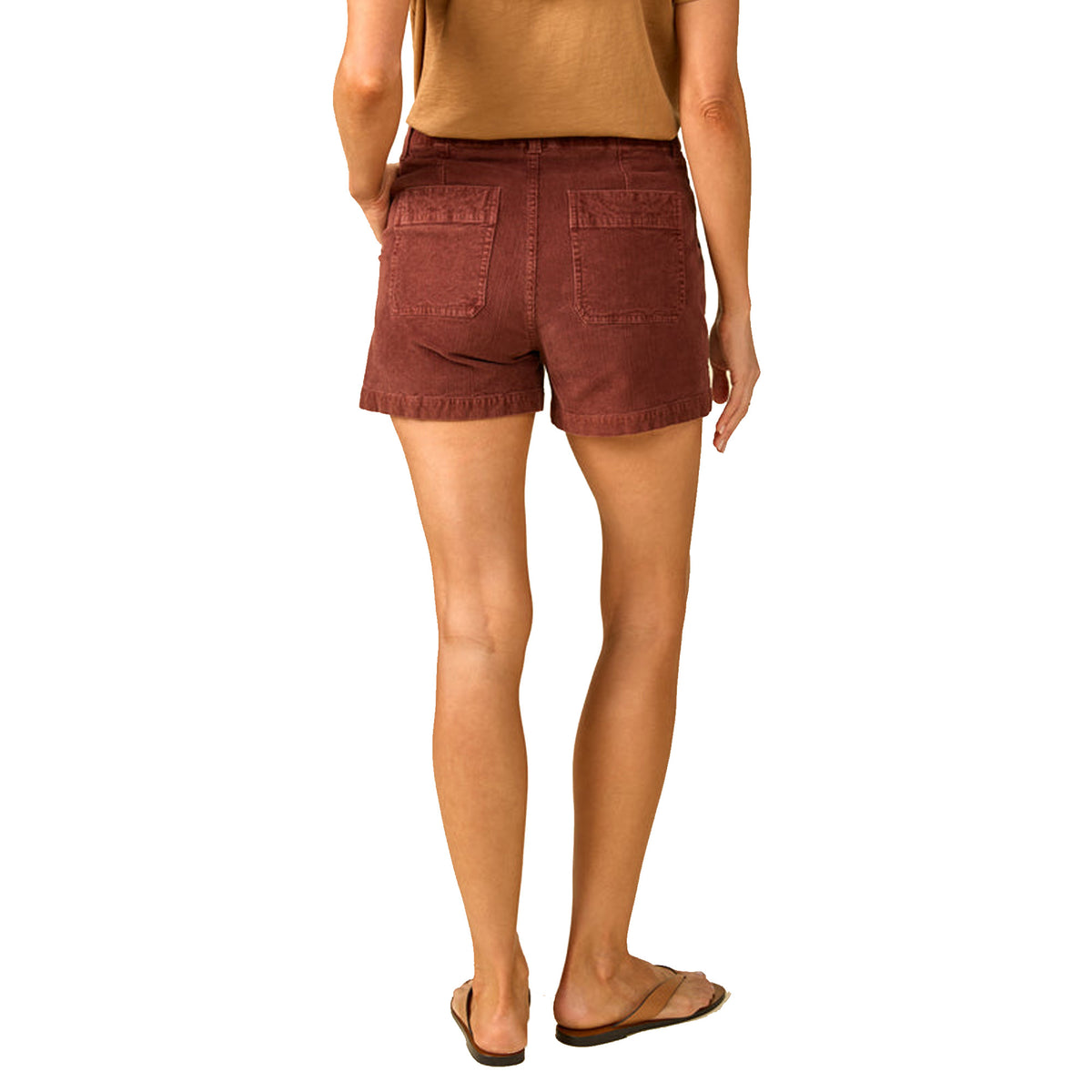 Outerknown Seventyseven Cord Women's Walkshorts - Cola