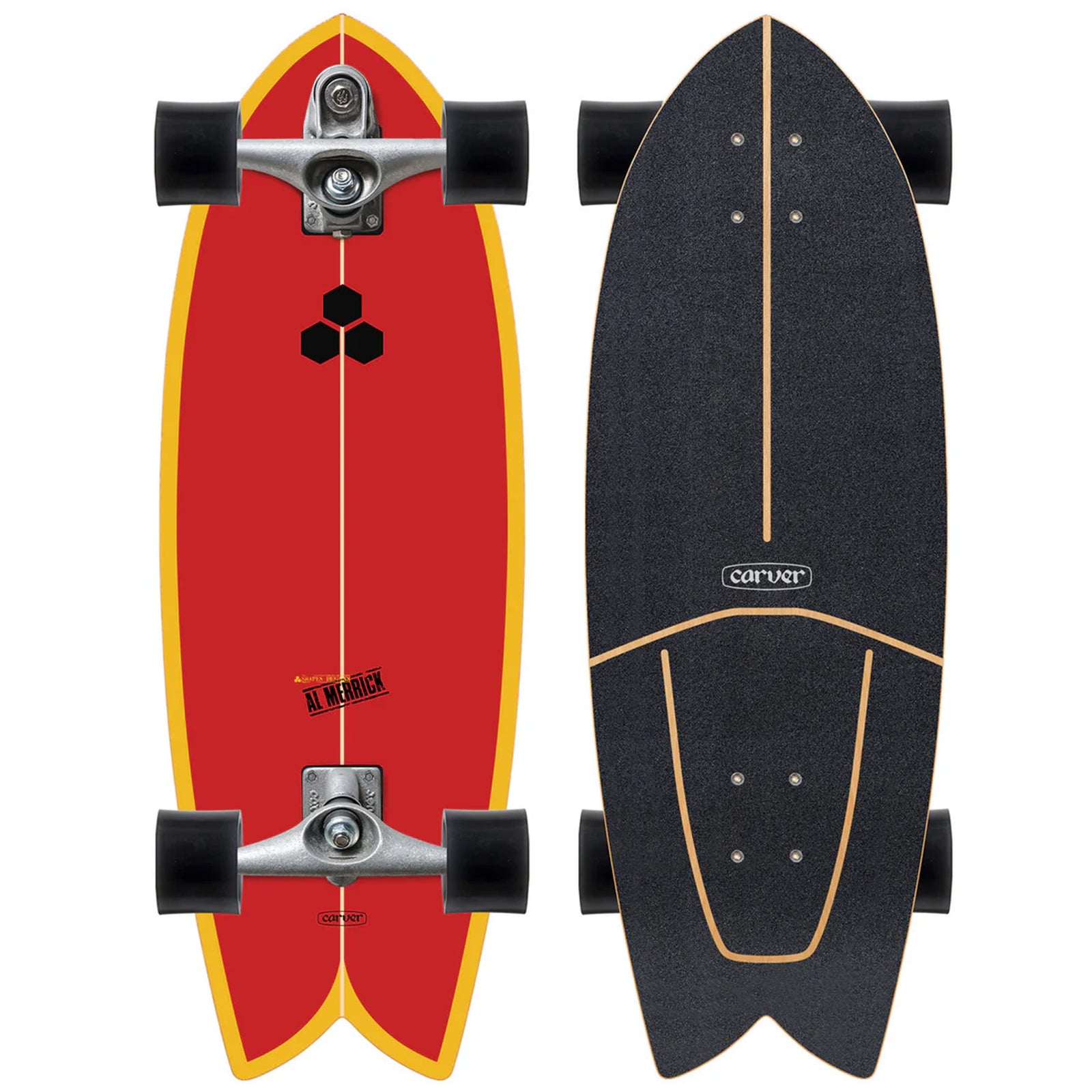 Carver C7 Raw CI Fish 29.25" Surfskate Complete