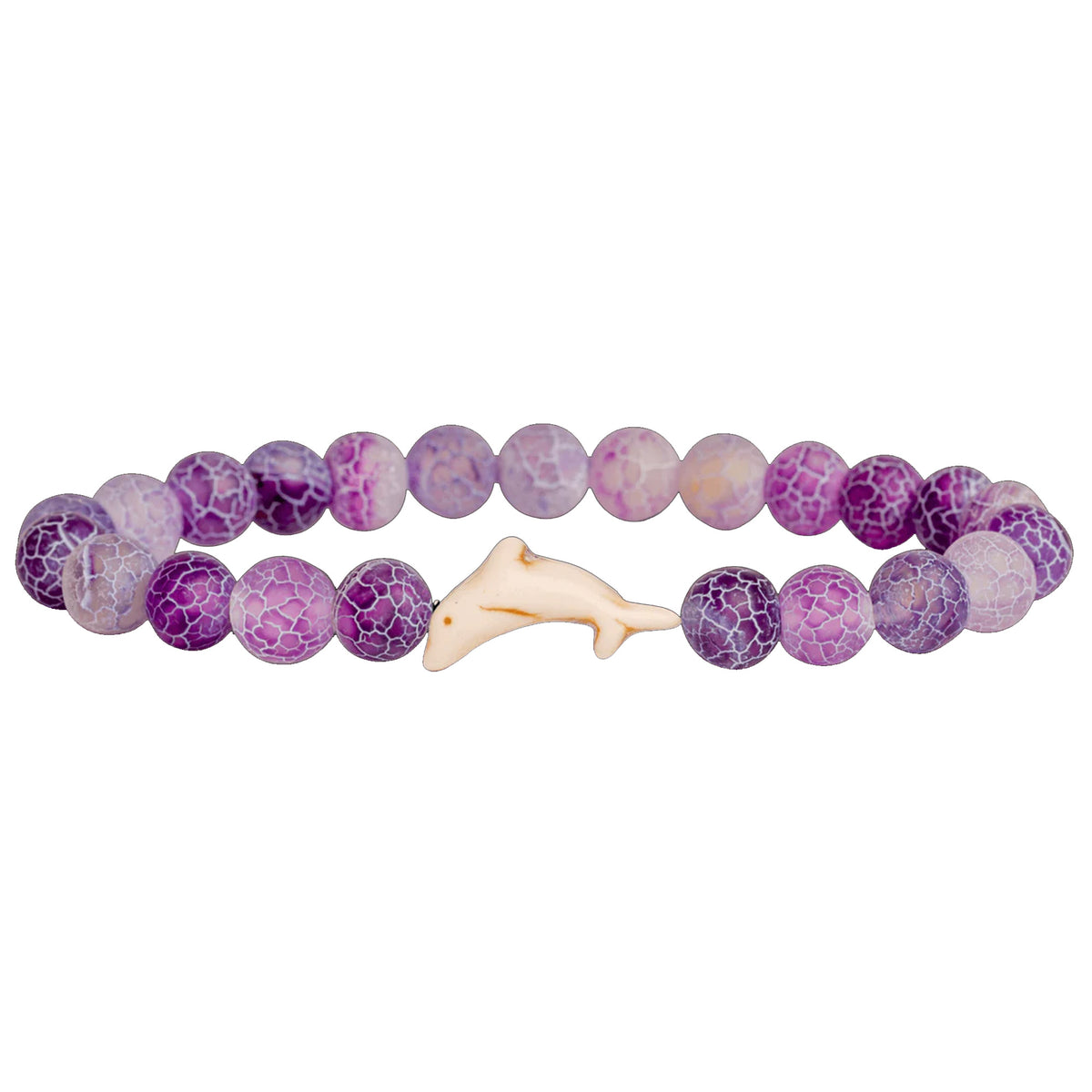Fahlo The Odyssey Dolphin Tracking Bracelet - Coral Reef Violet